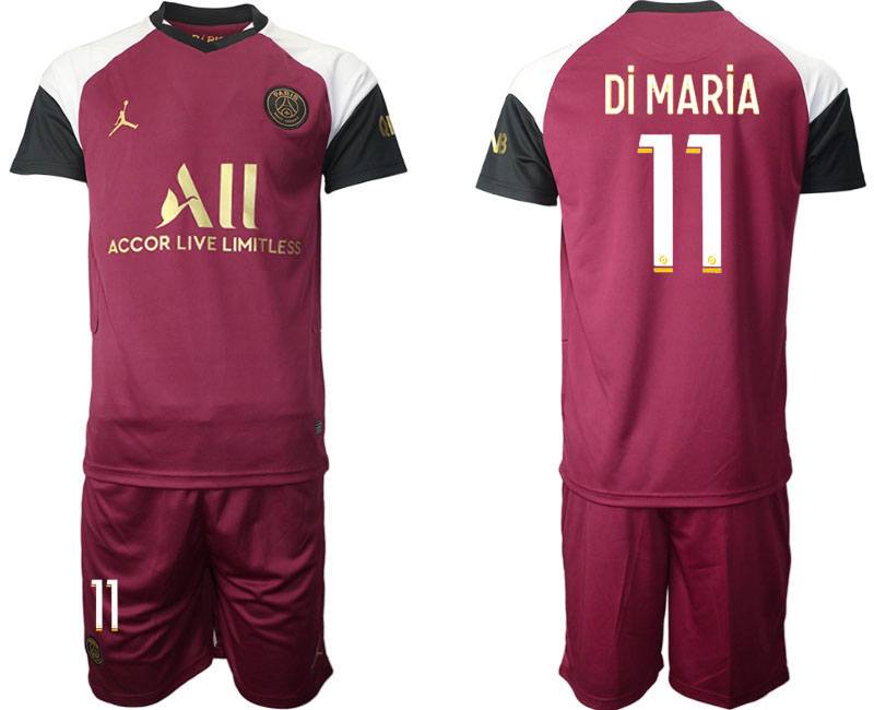 2020-21 Paris Saint Germain away  11# DI MARIA soccer jerseys