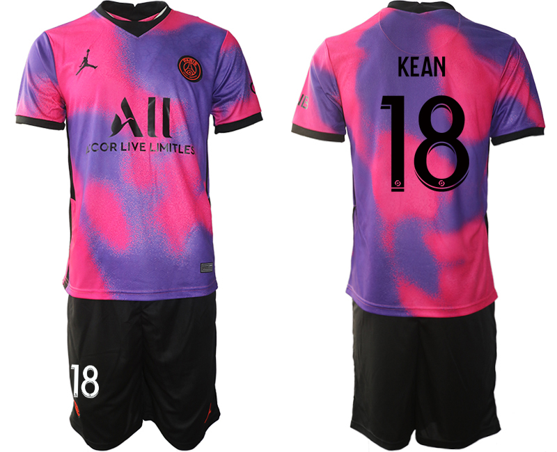 2020-21 Paris Saint Germain away 18# KEAN soccer jerseys