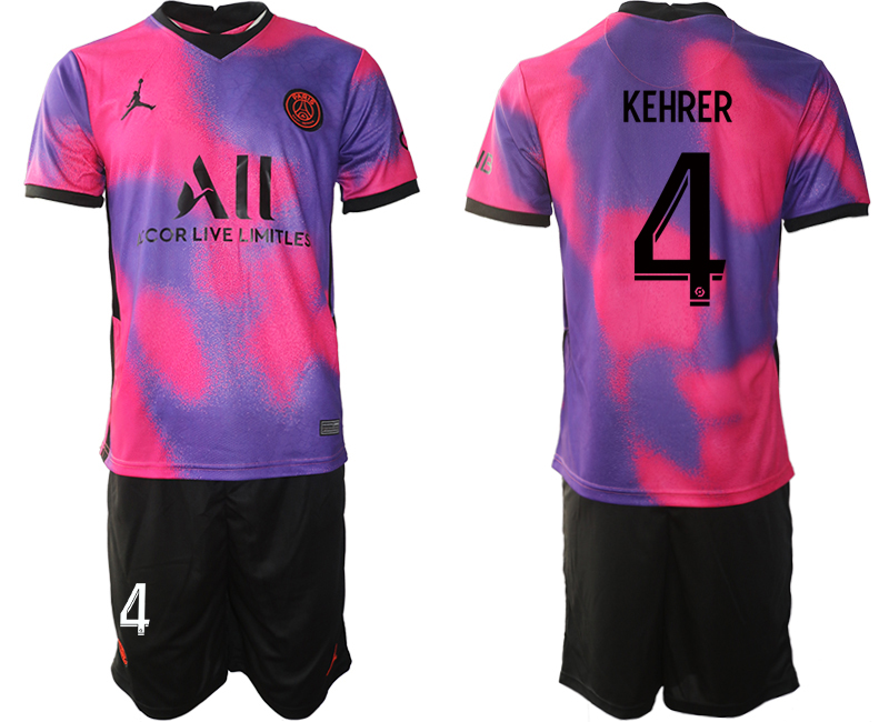 2020-21 Paris Saint Germain away 4# KEHRER soccer jerseys