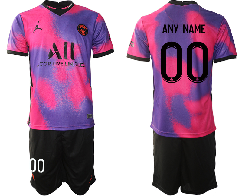 2020-21 Paris Saint Germain away any name custom soccer jerseys