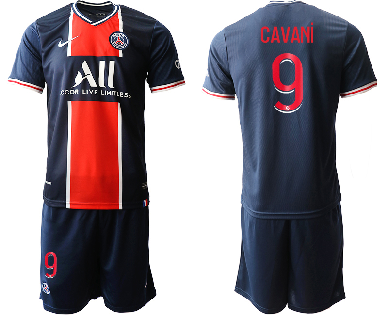 2020-21 Paris Saint Germain home 9# CAVANI soccer jerseys