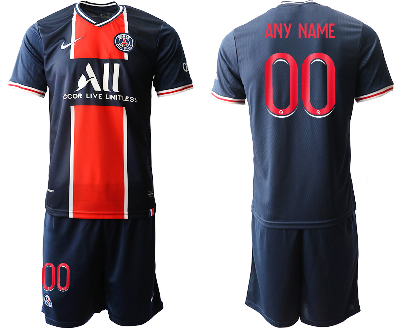 2020-21 Paris Saint Germain home any name custom soccer jerseys