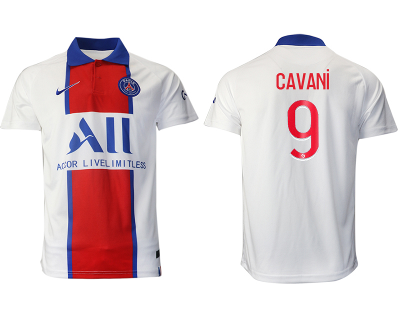 2020-21 Paris saint germain  away aaa version 9# CAVANI soccer jerseys