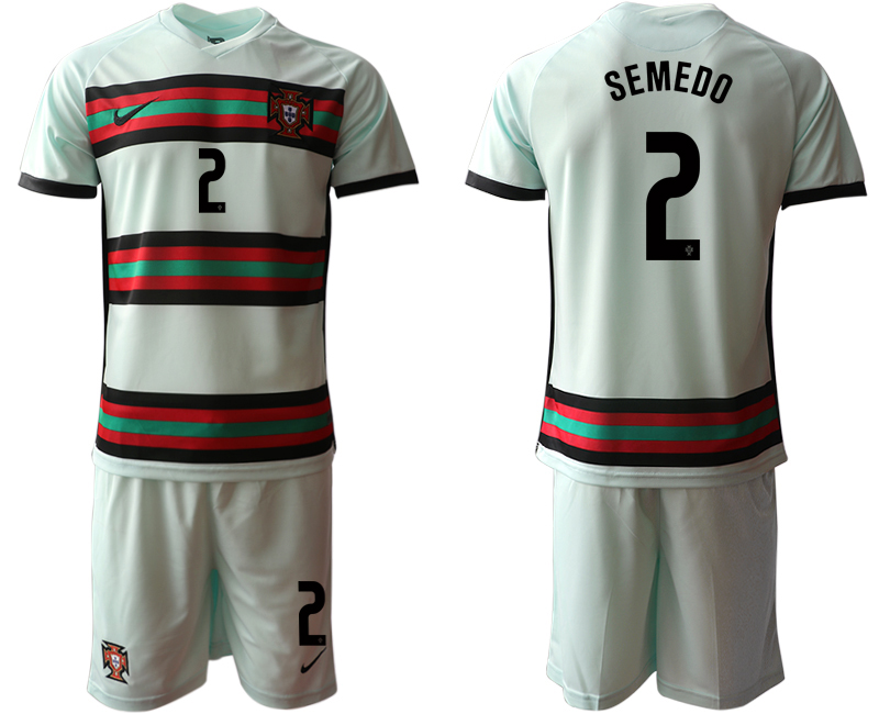 2020-21 Portugal away 2# SEMEDO soccer jerseys