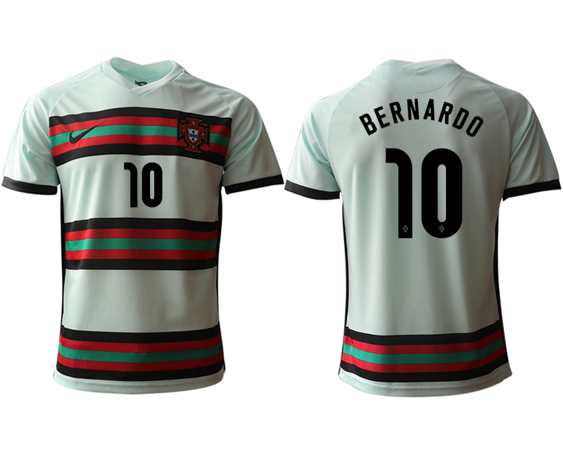 2020-21 Portugal away aaa version 10# BERNARDO soccer jerseys