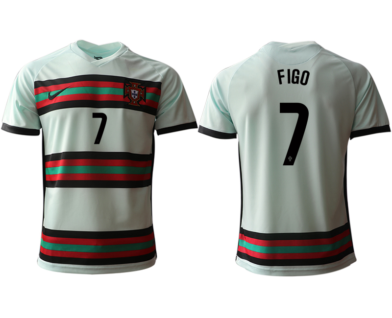 2020-21 Portugal away aaa version 7# FIGO soccer jerseys