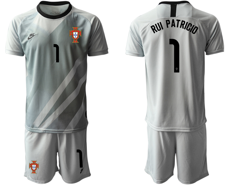 2020-21 Portugal gray goalkeeper 1# RUI PATRICIO soccer jerseys