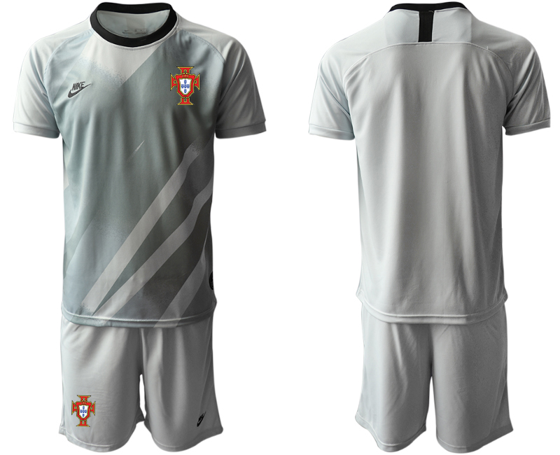 2020-21 Portugal gray goalkeeper soccer jerseys