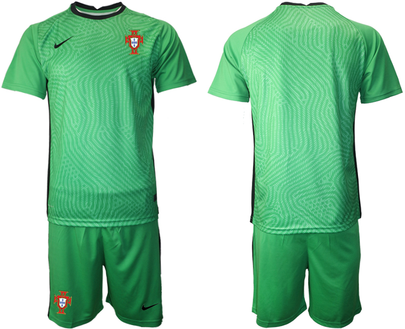 2020-21 Portugal green goalkeeper soccer jerseys