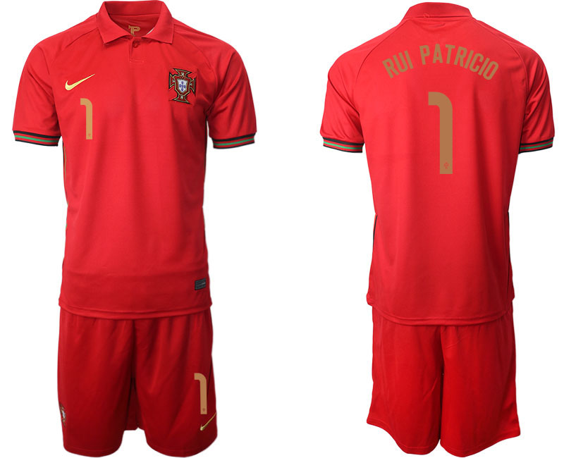 2020-21 Portugal home 1# RUI PATRICIO soccer jerseys