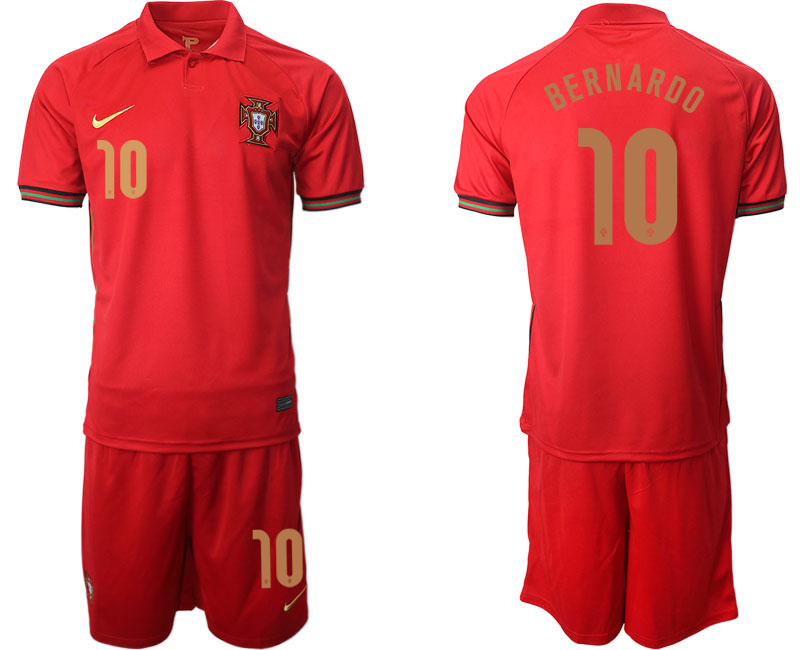 2020-21 Portugal home 10# BERNARDO soccer jerseys