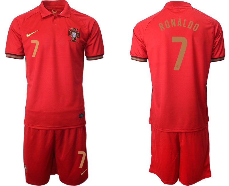 2020-21 Portugal home 7# RONALDO soccer jerseys