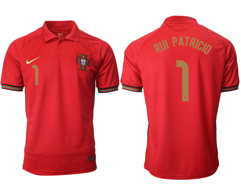 2020-21 Portugal home aaa version 1# RUI PATRICIO soccer jerseys