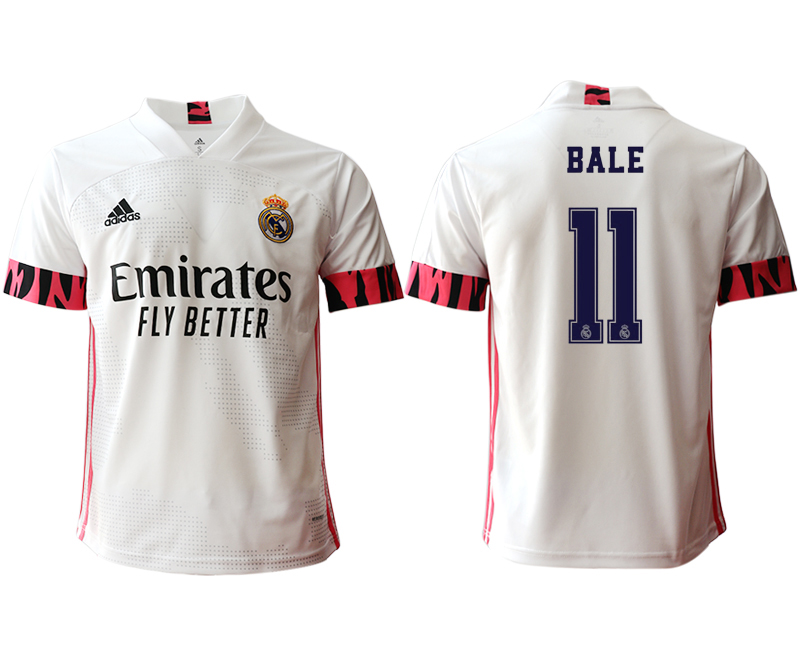 2020-21 Real Madrid  home aaa version 11# BALE soccer jerseys