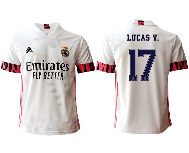 2020-21 Real Madrid  home aaa version 17# LUCASV. soccer jerseys