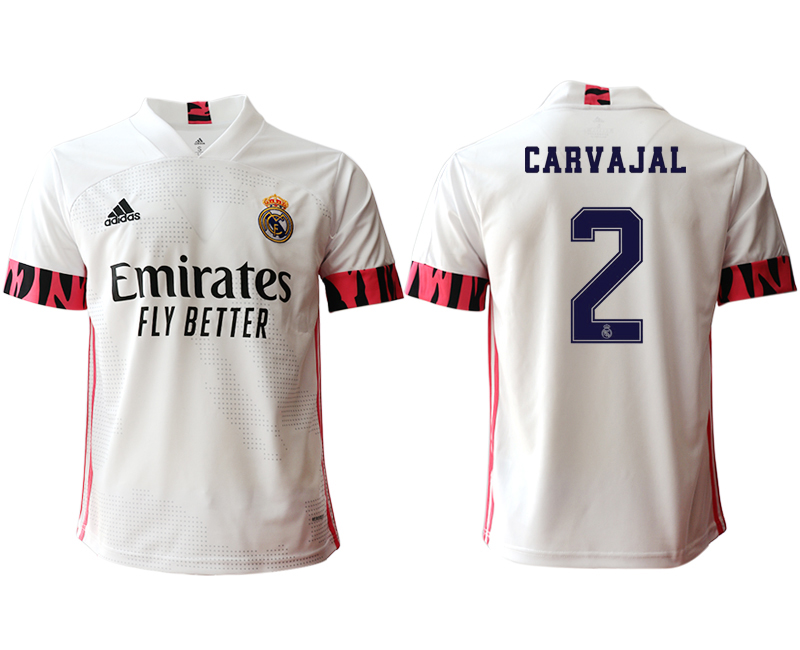 2020-21 Real Madrid  home aaa version 2# CARYAJAL soccer jerseys