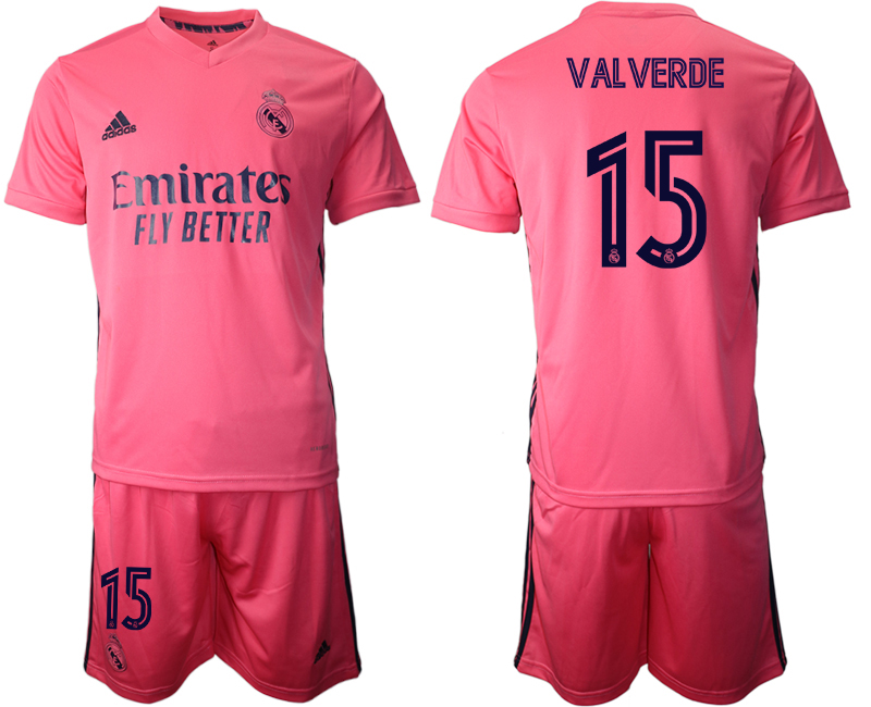 2020-21 Real Madrid 15 VALVERDE Away Soccer Jersey