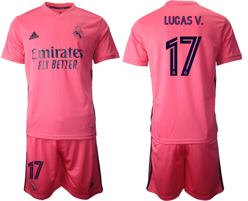 2020-21 Real Madrid 17 LUCAS V. Away Soccer Jersey