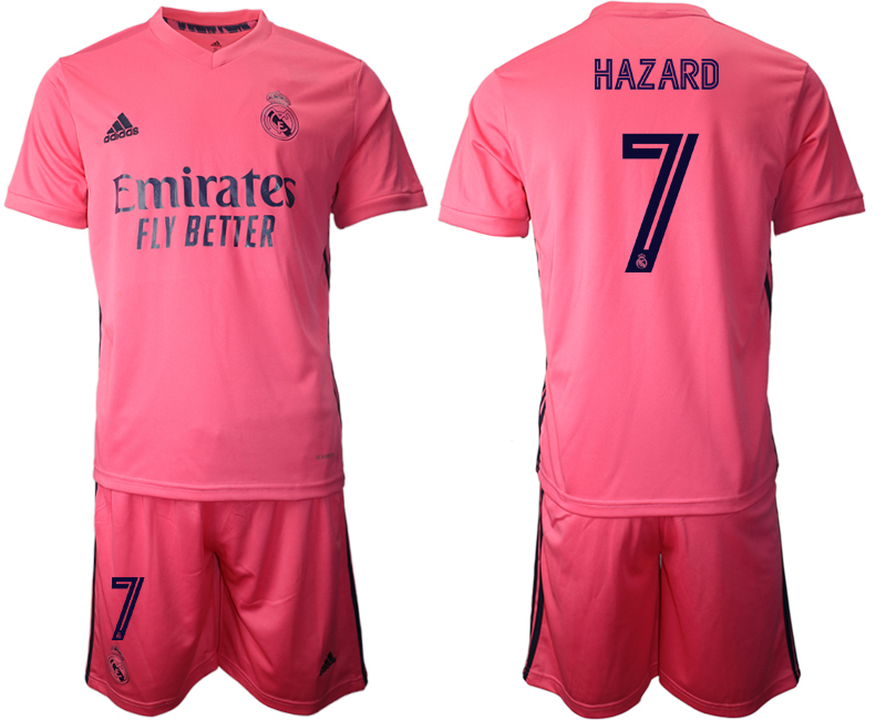 2020-21 Real Madrid 7 HAZARD Away Soccer Jersey