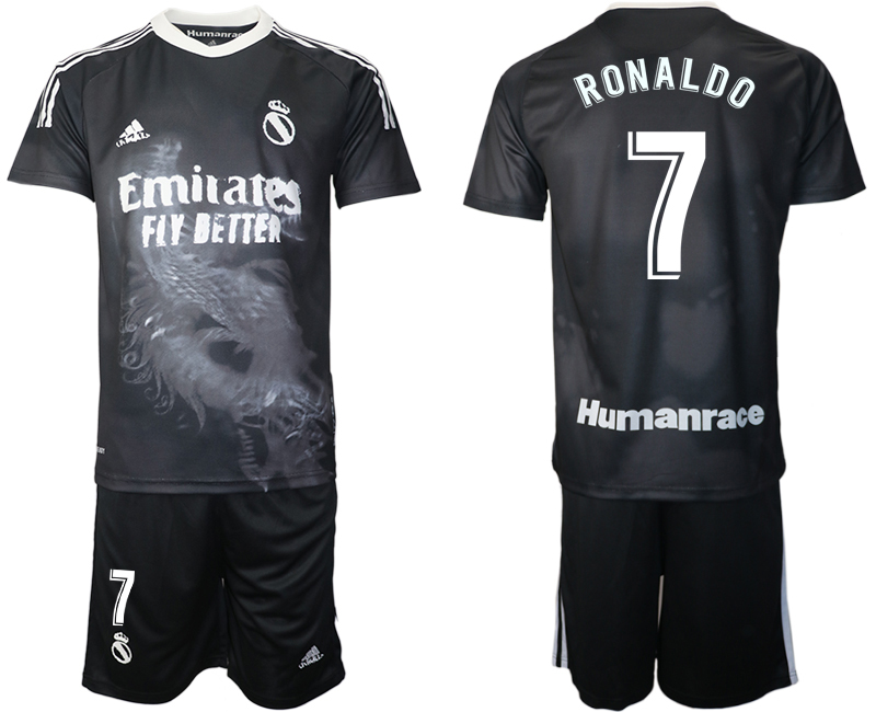 2020-21 Real Madrid adidas × Human Race 7# RONALDO soccer jerseys