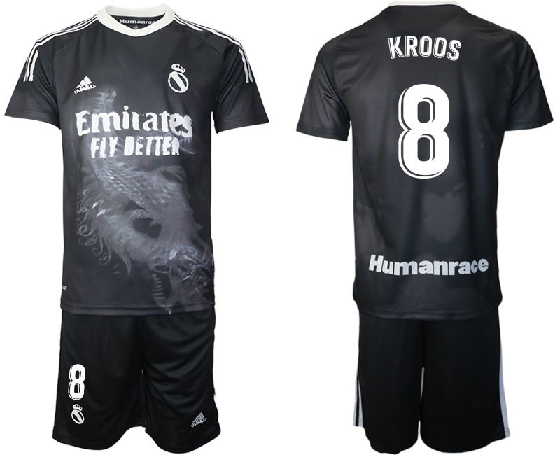 2020-21 Real Madrid adidas × Human Race 8# KROOS soccer jerseys