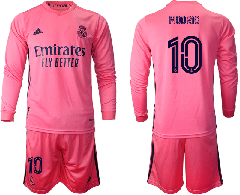 2020-21 Real Madrid away 10# MODRIC long sleeve soccer jerseys