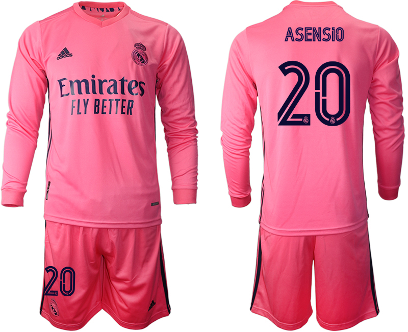 2020-21 Real Madrid away 20# ASENSIO long sleeve soccer jerseys