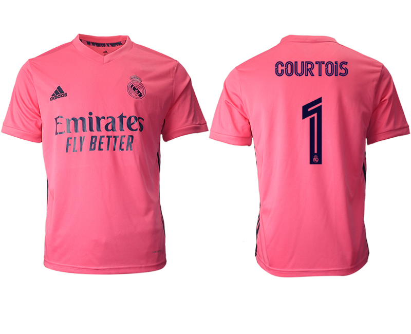 2020-21 Real Madrid away aaa version 1# COURTOIS soccer jerseys