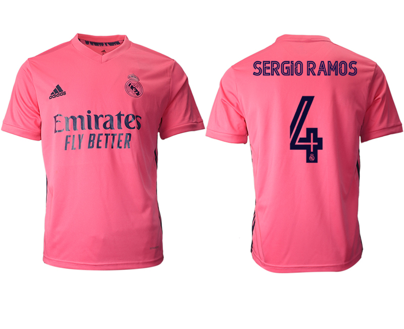 2020-21 Real Madrid away aaa version 4# SERGIO RAMOS soccer jerseys