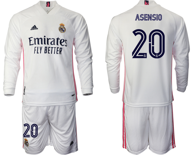 2020-21 Real Madrid home 20# ASENSIO long sleeve soccer jerseys