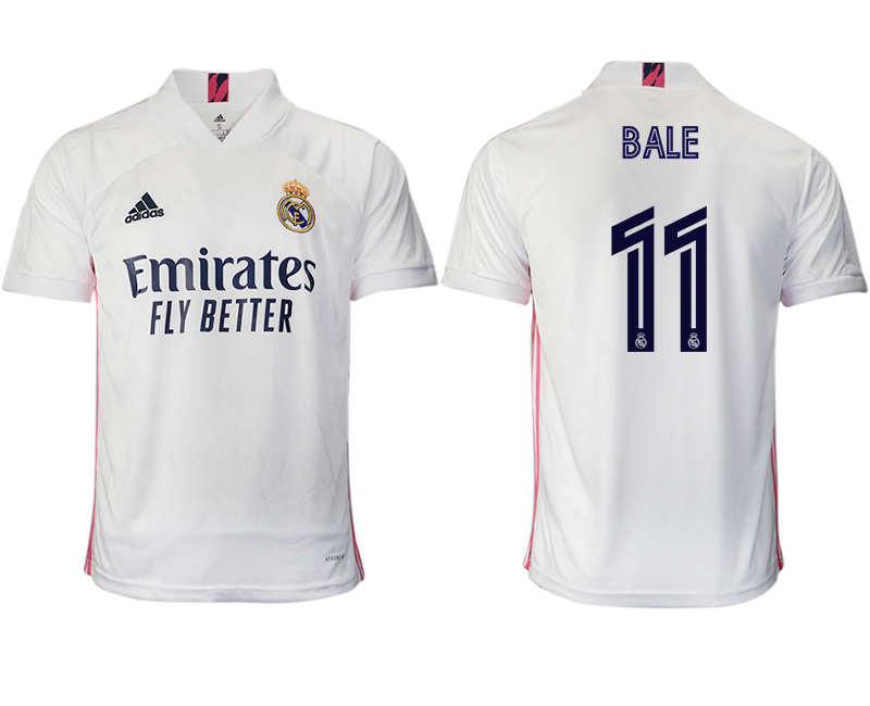 2020-21 Real Madrid home aaa version 11# BALE soccer jerseys