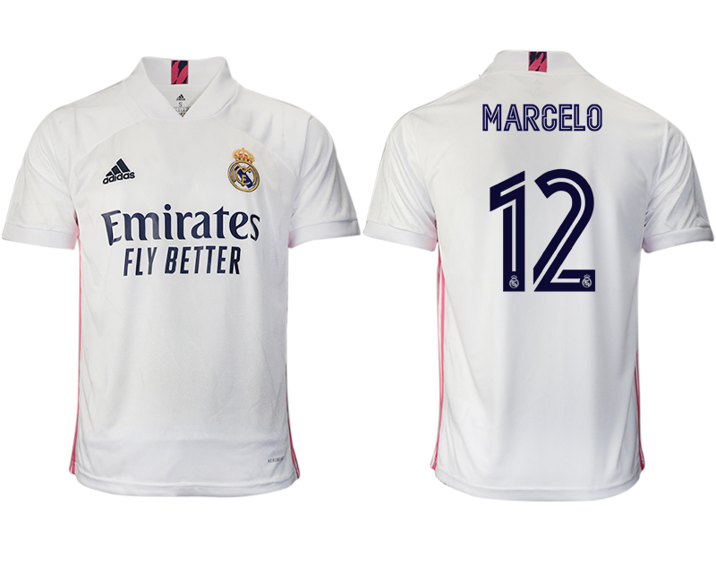 2020-21 Real Madrid home aaa version 12# MARCELO soccer jerseys