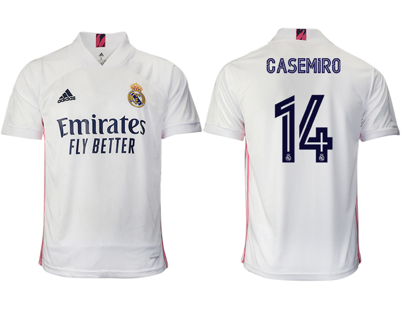 2020-21 Real Madrid home aaa version 14# CASEMIRO soccer jerseys