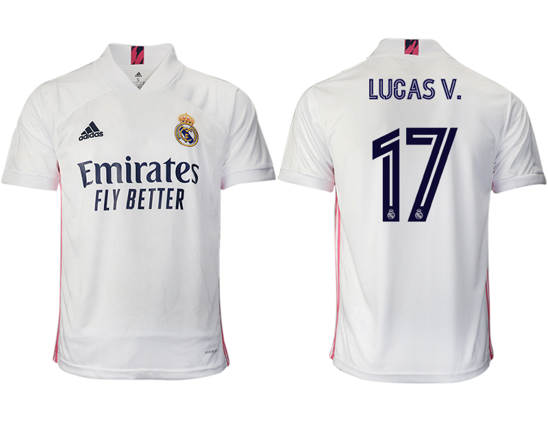 2020-21 Real Madrid home aaa version 17# LUCASV. soccer jerseys