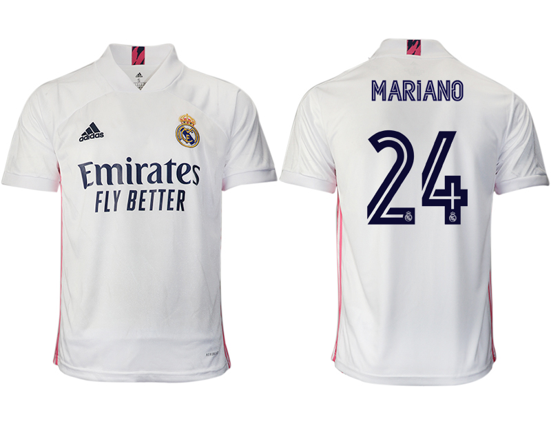 2020-21 Real Madrid home aaa version 24# MARIANO soccer jerseys