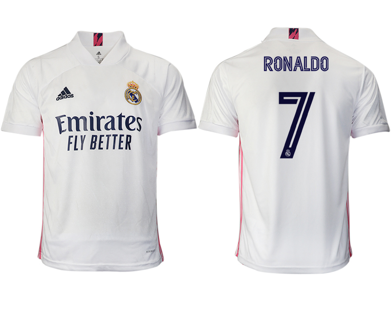 2020-21 Real Madrid home aaa version 7# RONALDO soccer jerseys