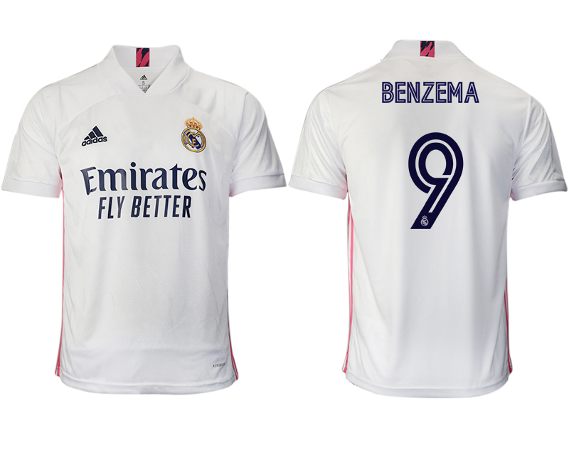 2020-21 Real Madrid home aaa version 9# BENZEMA soccer jerseys