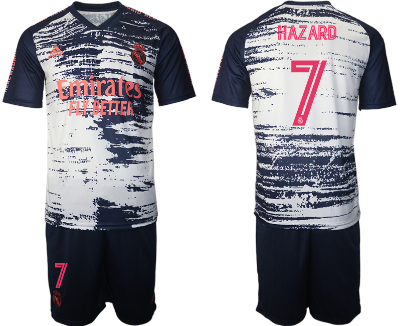 2020-21 Real Madrid training uniform 7# HAZARD soccer jerseys