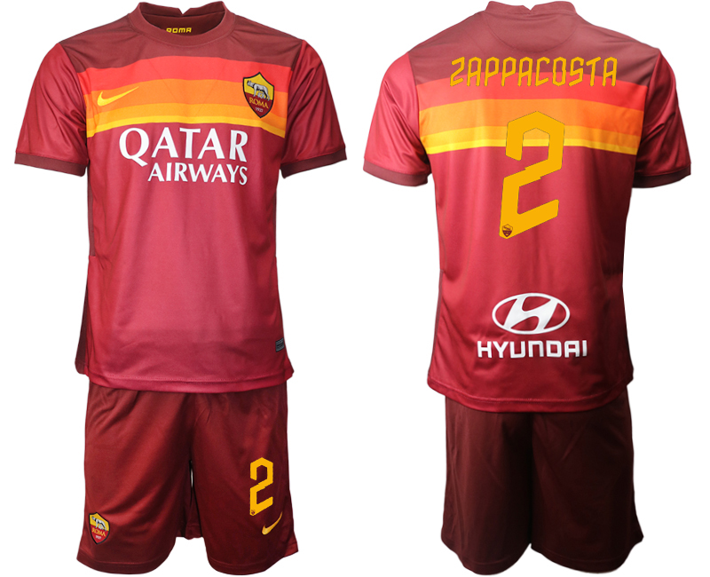 2020-21 Roma 2 ZAPPACOSTA Home Soccer Jersey