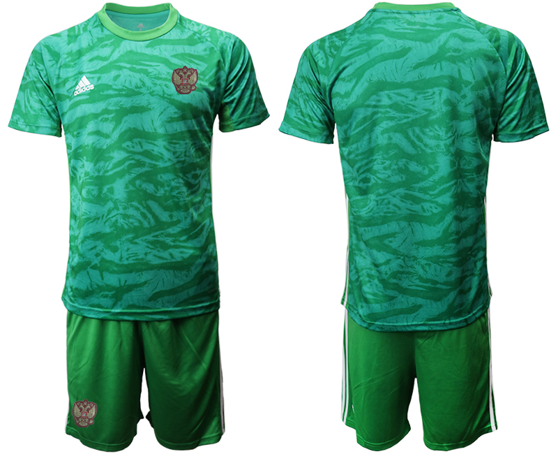 2020-21 Russia green goalkeeper soccer jerseys