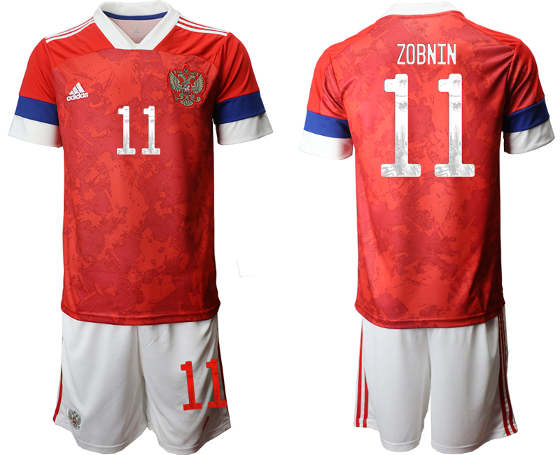 2020-21 Russia home 11# ZOBNIN soccer jerseys