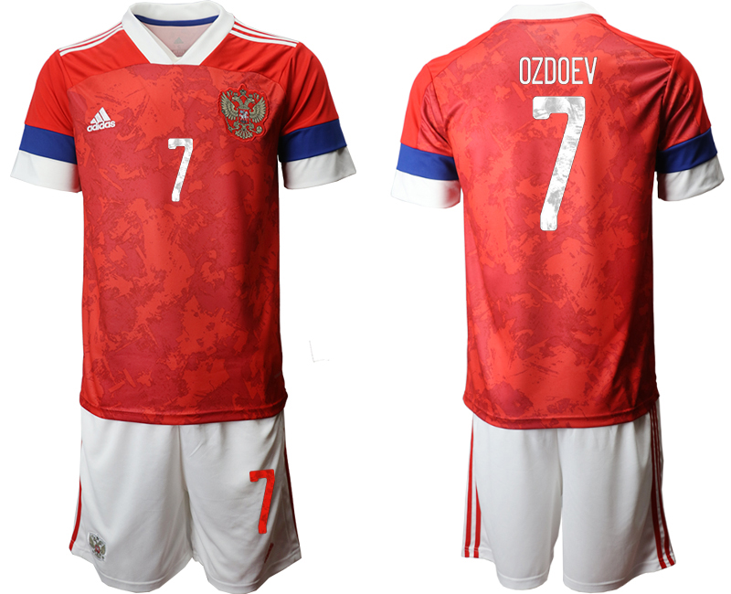 2020-21 Russia home 7# OZDOEV soccer jerseys