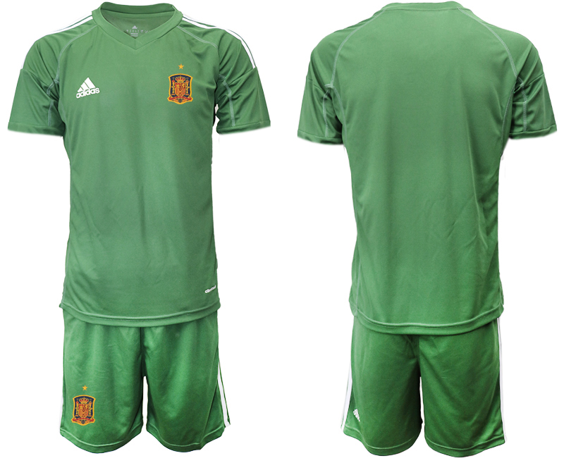 2020-21 Spain army green goalkeeper soccer jerseys