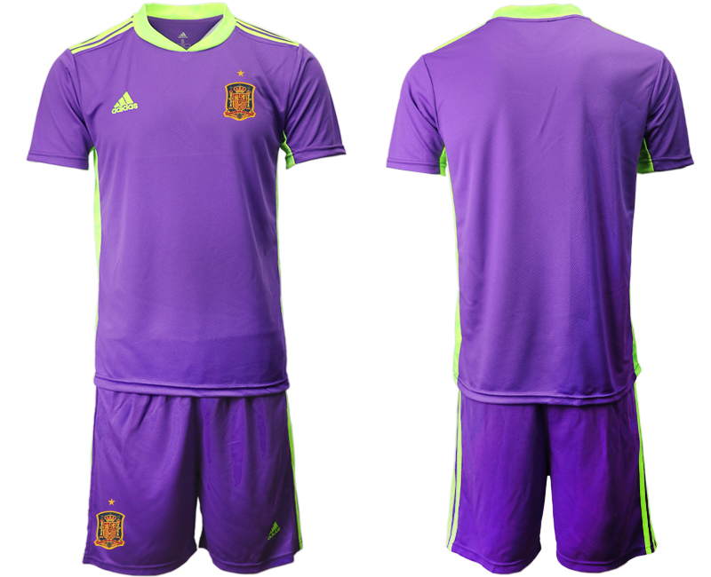 2020-21 Spain purple goalkeeper soccer jerseys