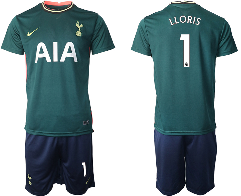 2020-21 Tottenham Hotspur away 1# LLORIS soccer jerseys