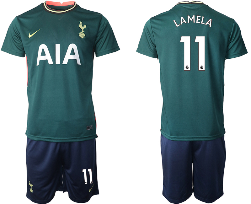 2020-21 Tottenham Hotspur away 11# LAMELA soccer jerseys