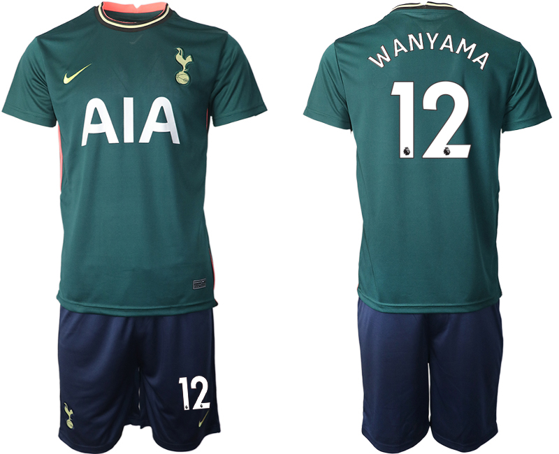 2020-21 Tottenham Hotspur away 12# WANYAMA soccer jerseys