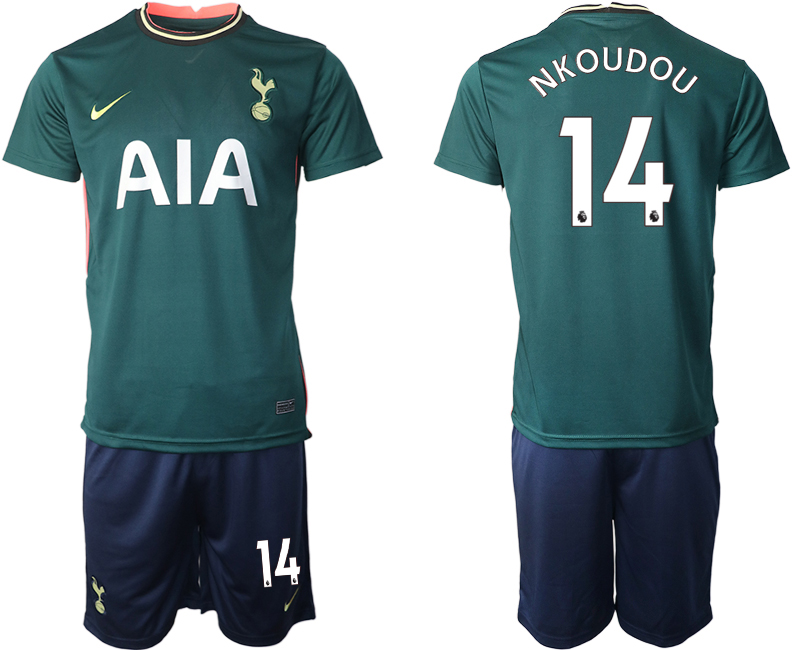 2020-21 Tottenham Hotspur away 14# NKOUDOU soccer jerseys