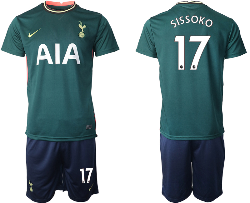 2020-21 Tottenham Hotspur away 17# SISSOKO soccer jerseys