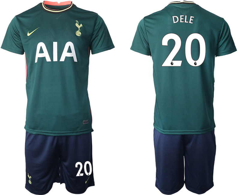 2020-21 Tottenham Hotspur away 20# DELE soccer jerseys